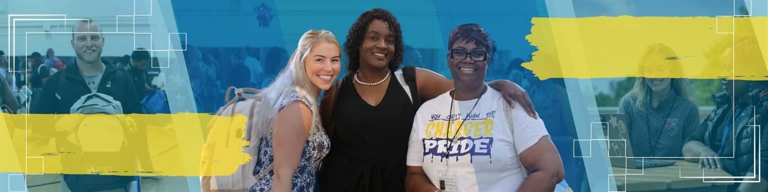 Image with three female teachers Image with three female teachers