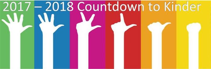 2017-2018 Countdown to Kindergarten 2017-2018 Countdown to Kindergarten