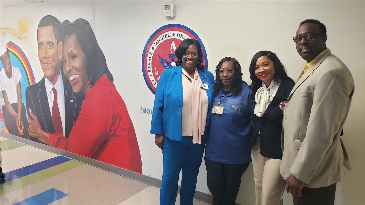   Dr. Battle - Interim Superintendent visit