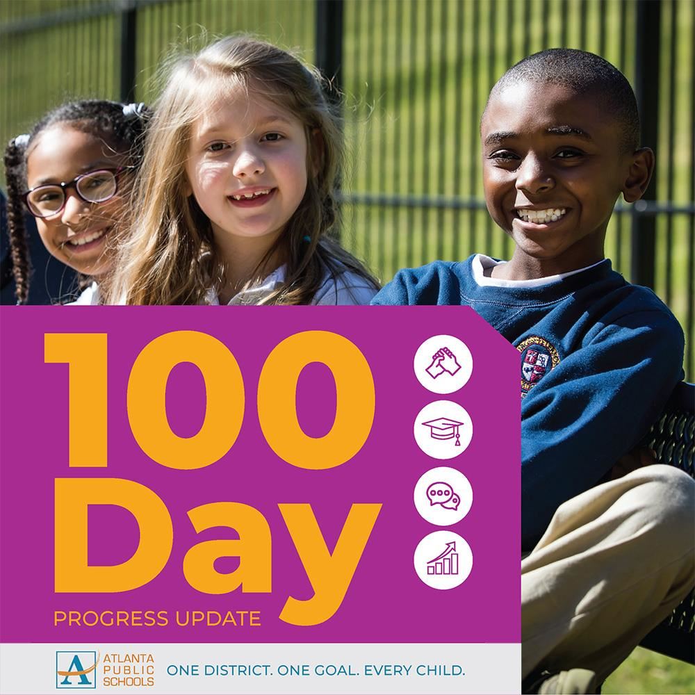100 Day Progress Update report cover