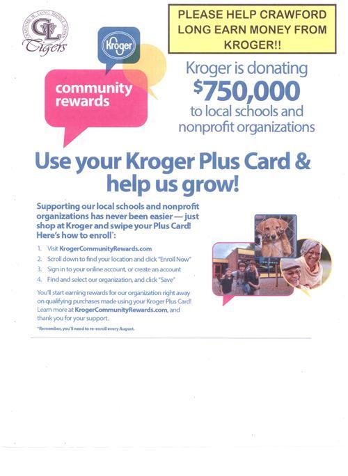 help cw long earn money from kroger kroger community rewards flyer