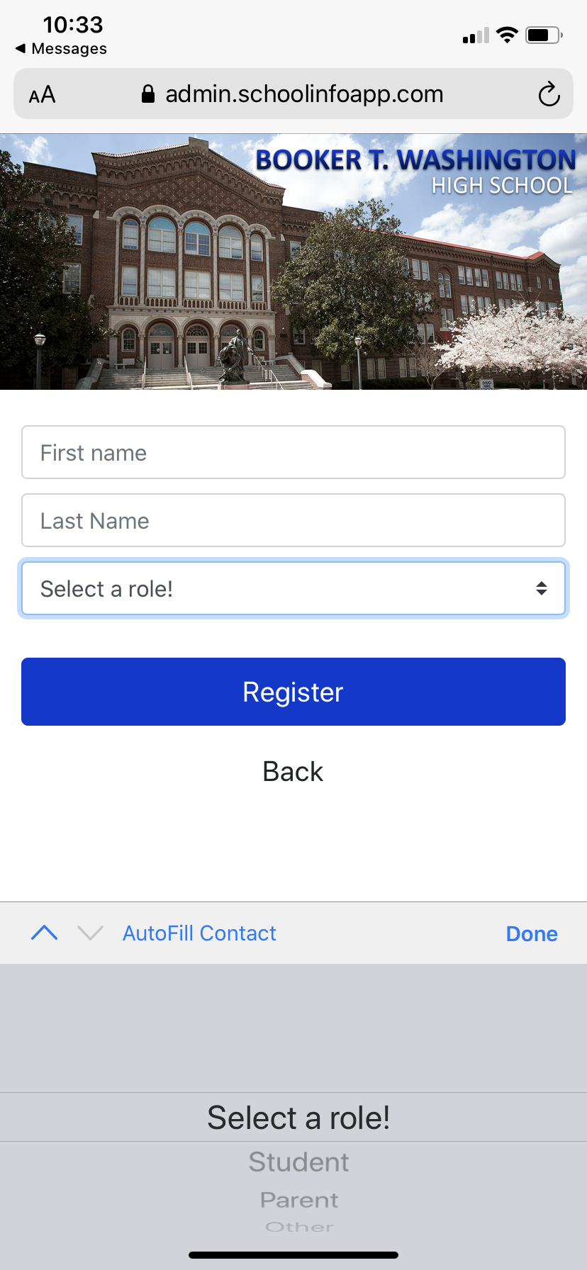 Step Two Screenshot 