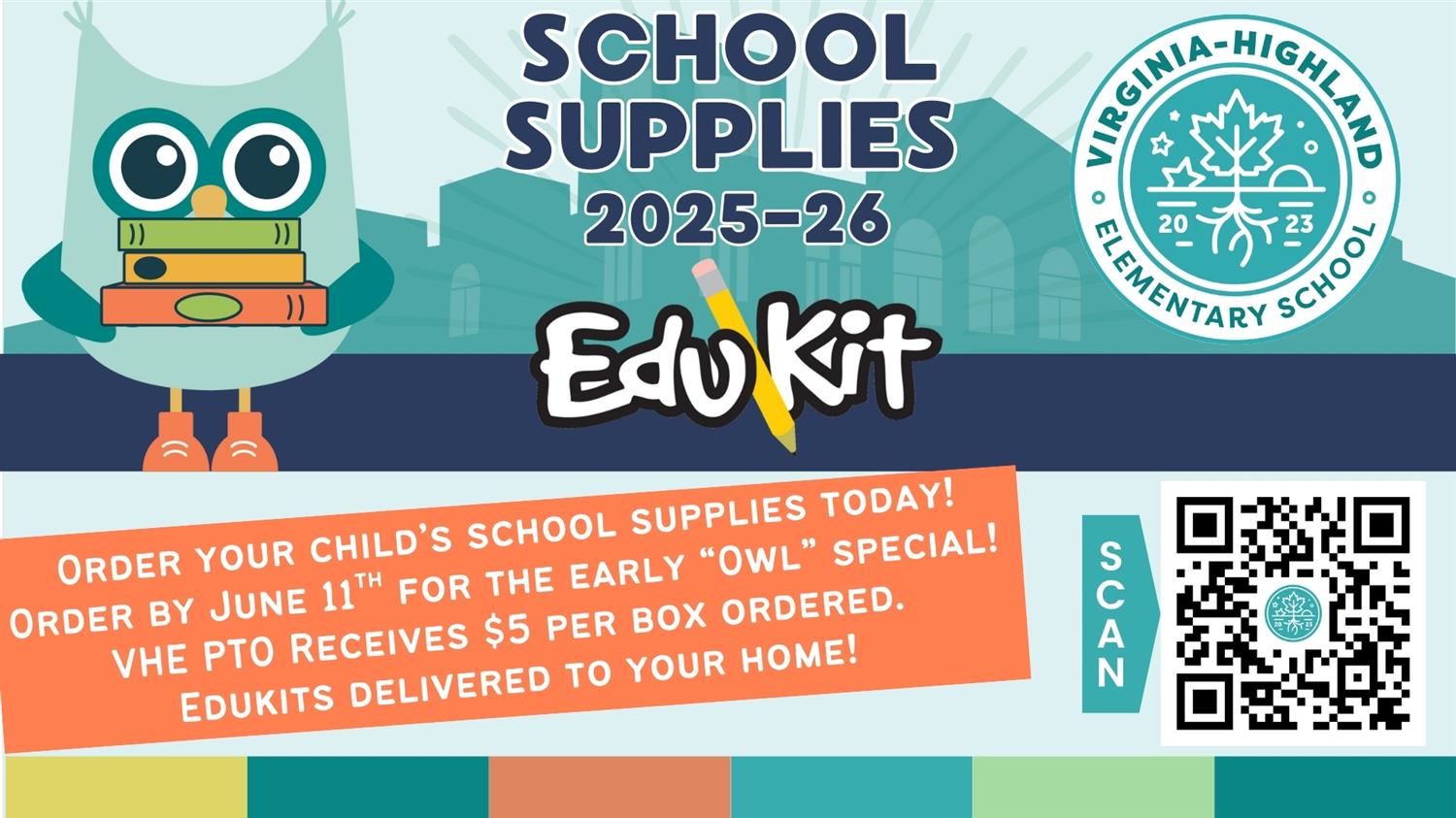 Order your child's school supplies today! Click the link!