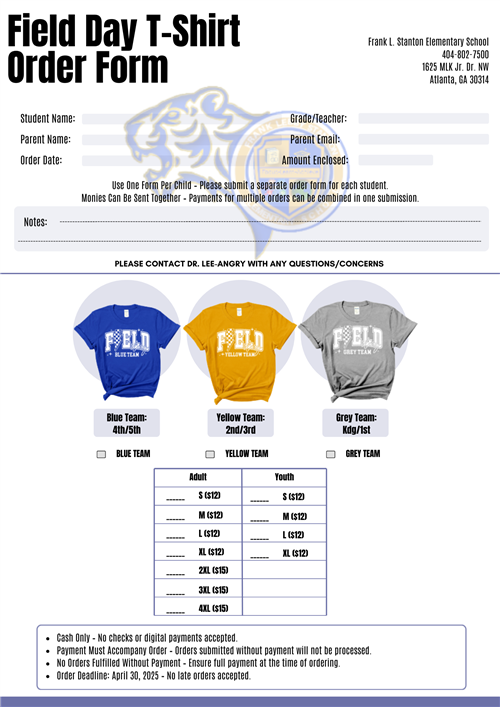 field day tshirts