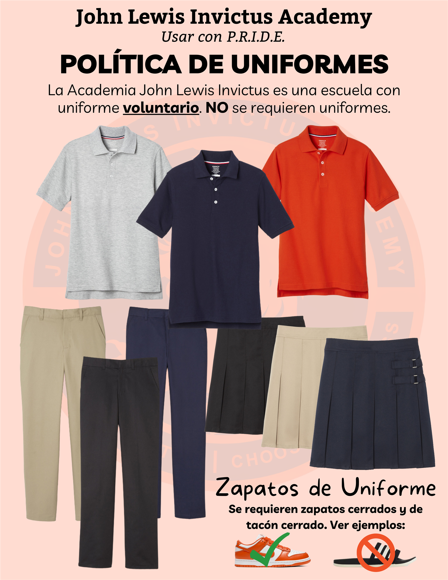 2024-25 Uniform Policy en Espanol