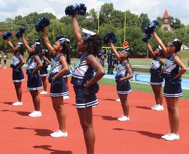 Hollis Innovation Academy cheerleaders 