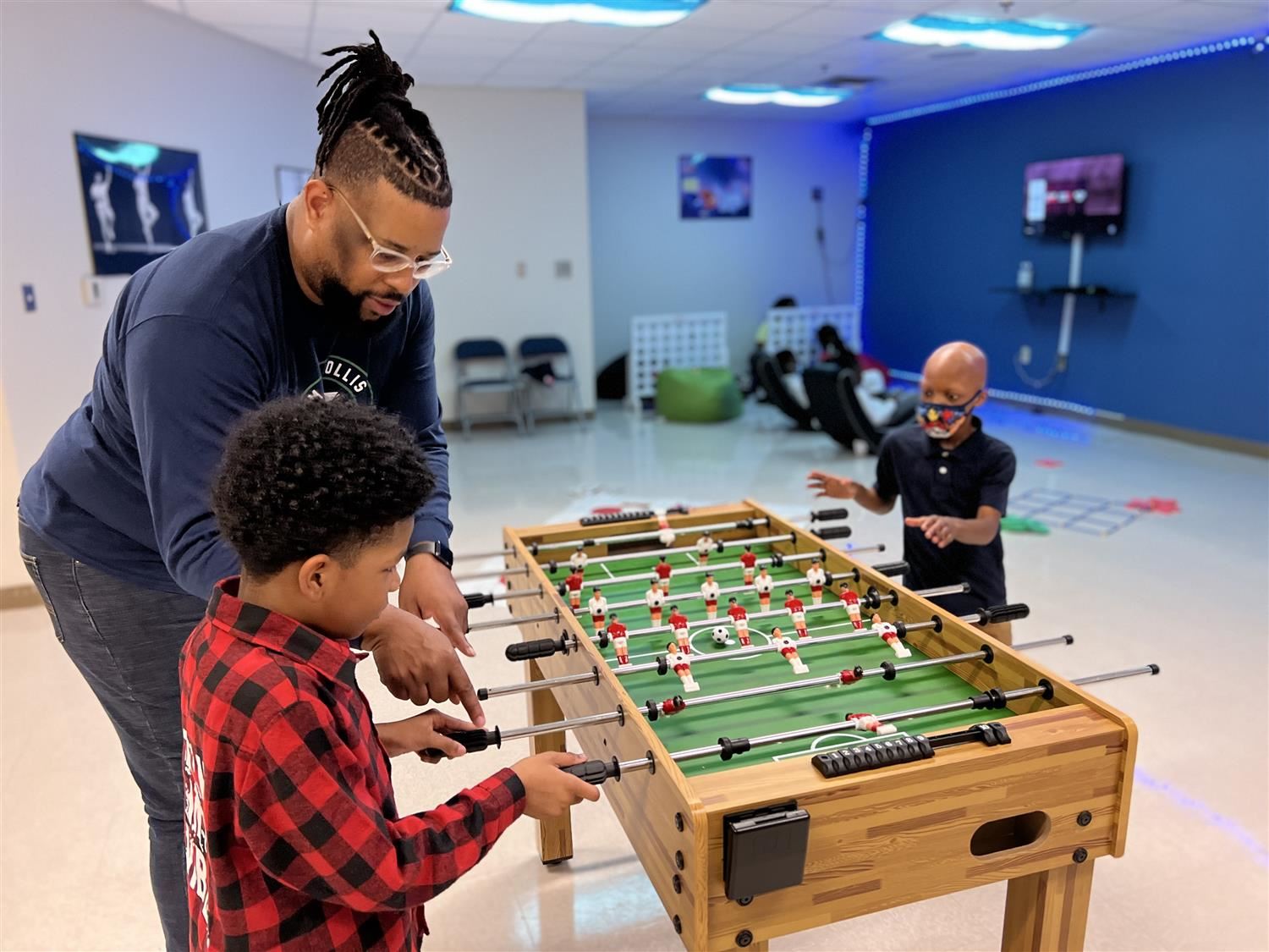 Mercedes-Benz USA gifts Hollis students with new game room!