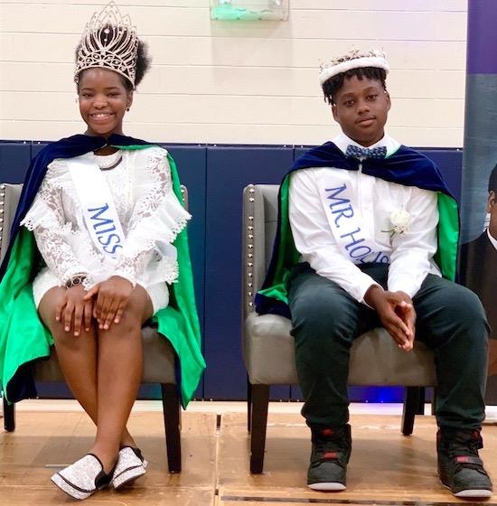 Hollis Innovation Academy Homecoming Queen and King 