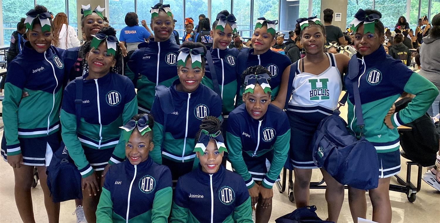 Hollis Cheerleaders Place 4th out of 16 at First Competition