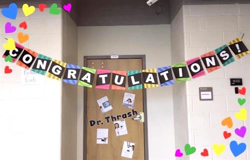 Dr. Thrash at Hollis Innovation Academy 