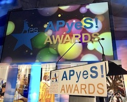 Hollis Receives 2 District Awards at the APyeS! Awards