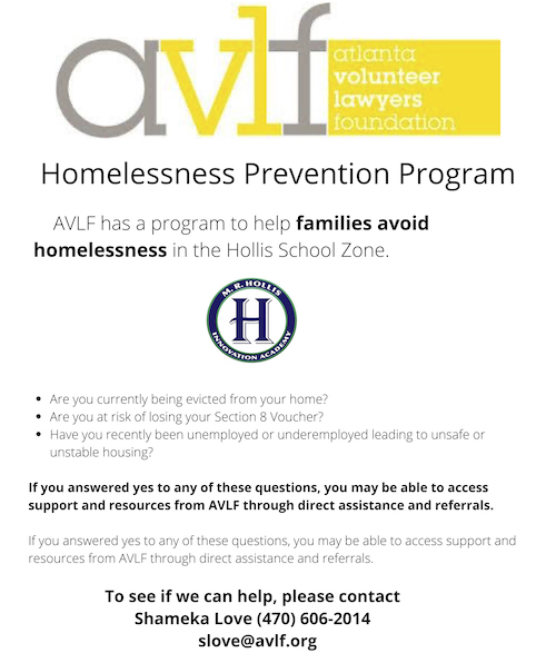 AVLF Homelessness Prevention 