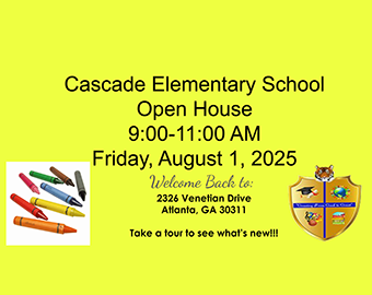  Open House Aug. 1 - 9:00 AM
