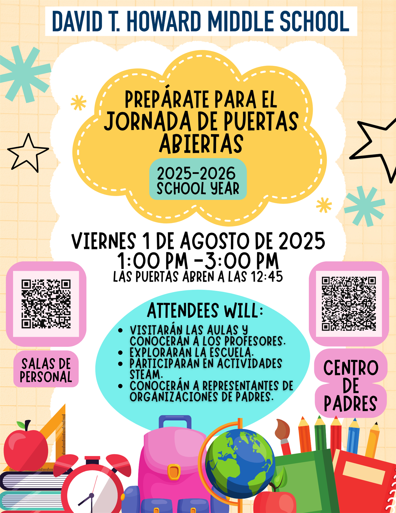  Open House Save the Date - Spanish