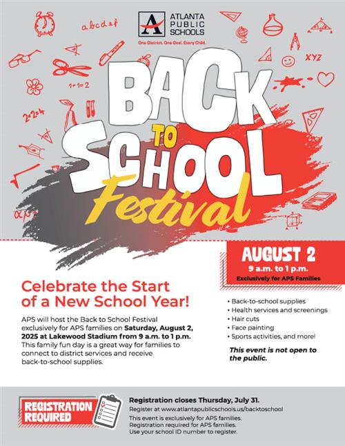  Back to School Festival information