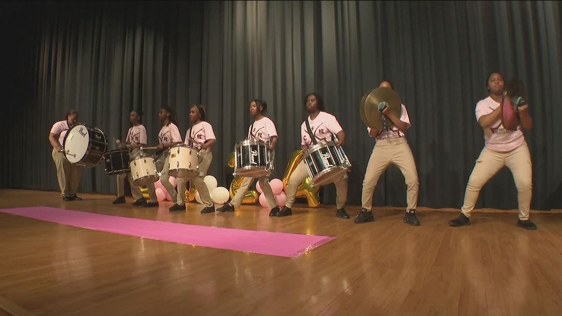  Pink Steel Drumline