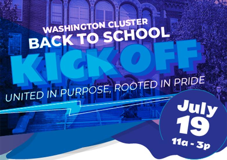  Washington Cluster Back to School Kickoff