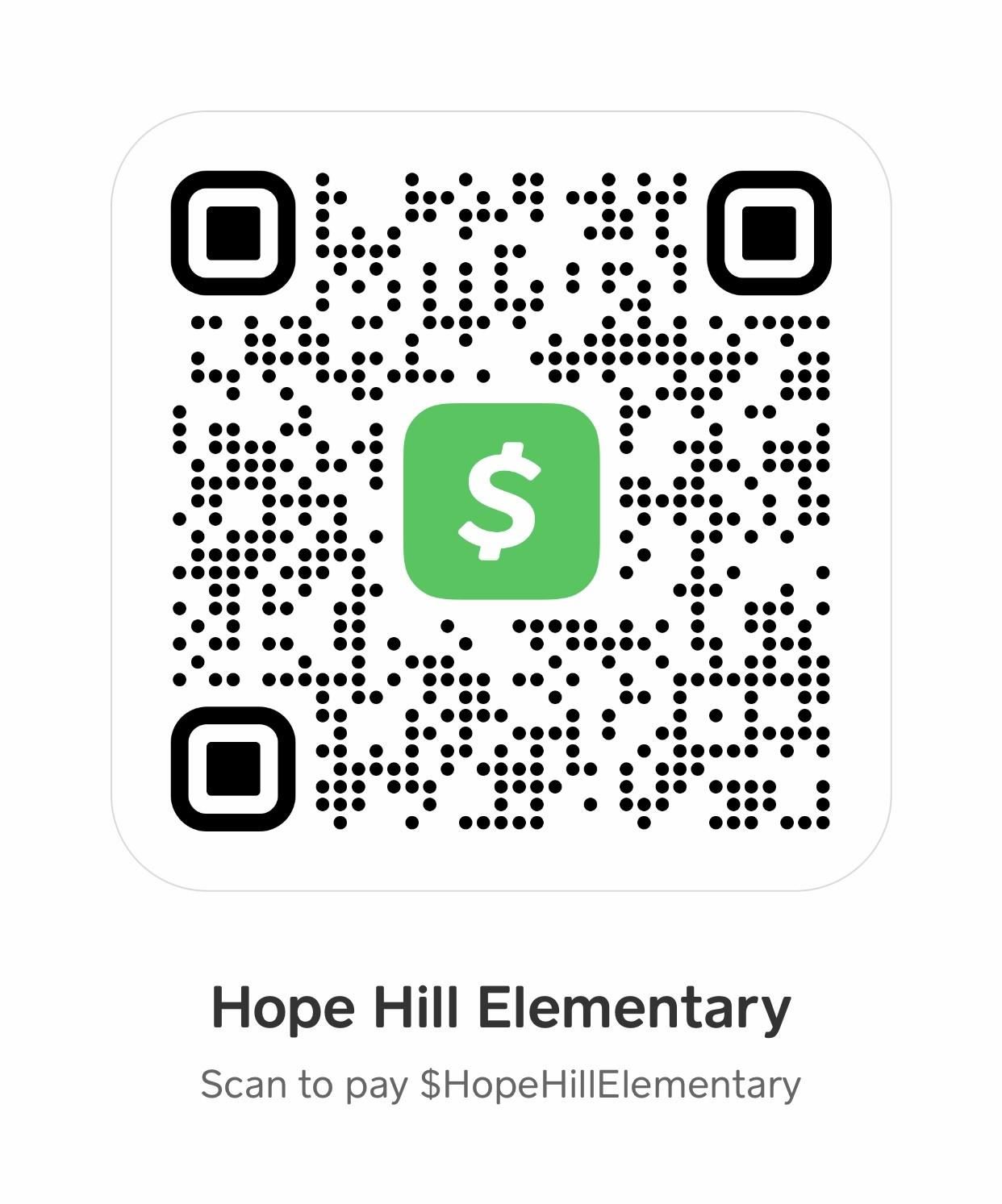 Cash app QR code for PTA donations
