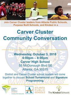 Carver Cluster Community Meeting Carver Cluster Community Meeting