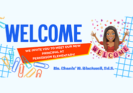  Meet our new principal Ms. Blackwell