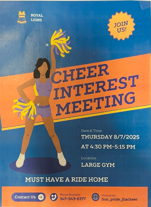 Cheer Tryouts for 2025-26
