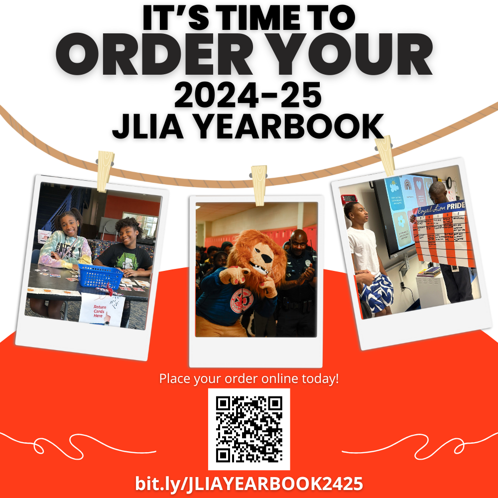  ORDER YOUR JLIA 2024-25 YEARBOOK AT https://bit.ly/JLIAYEARBOOK2425