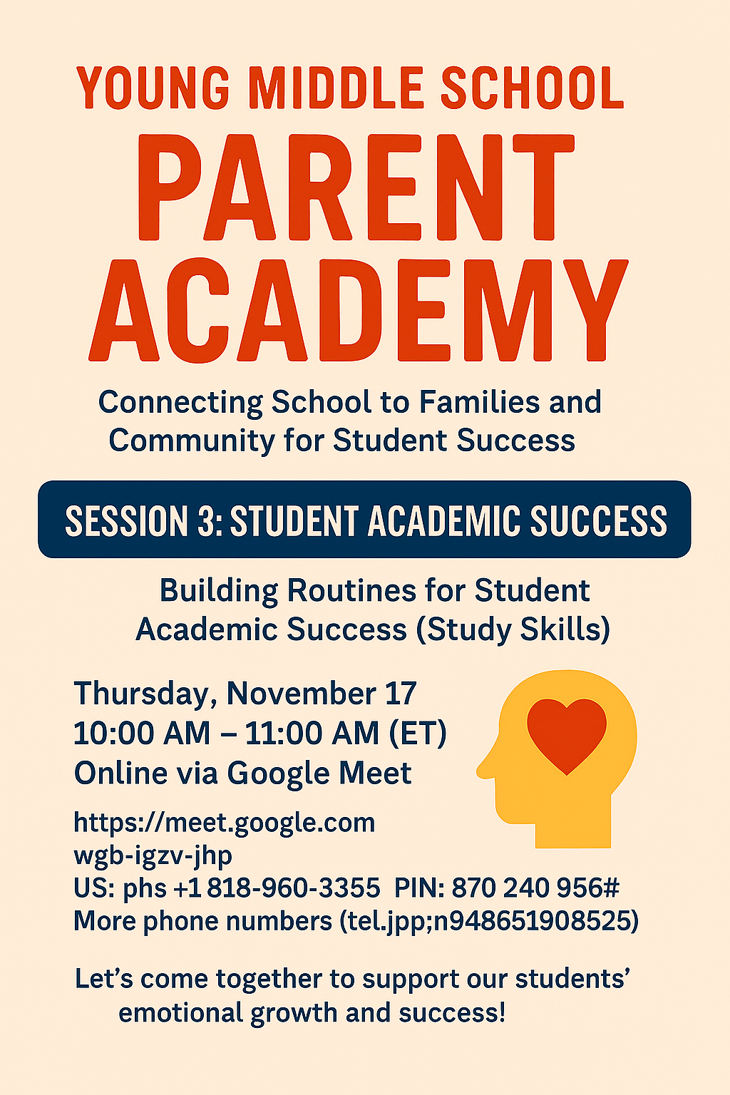  Session 3: Student Academic Success