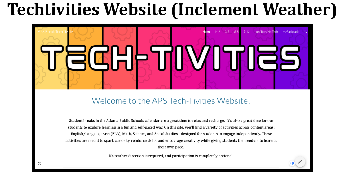  Tech-tivities graphic