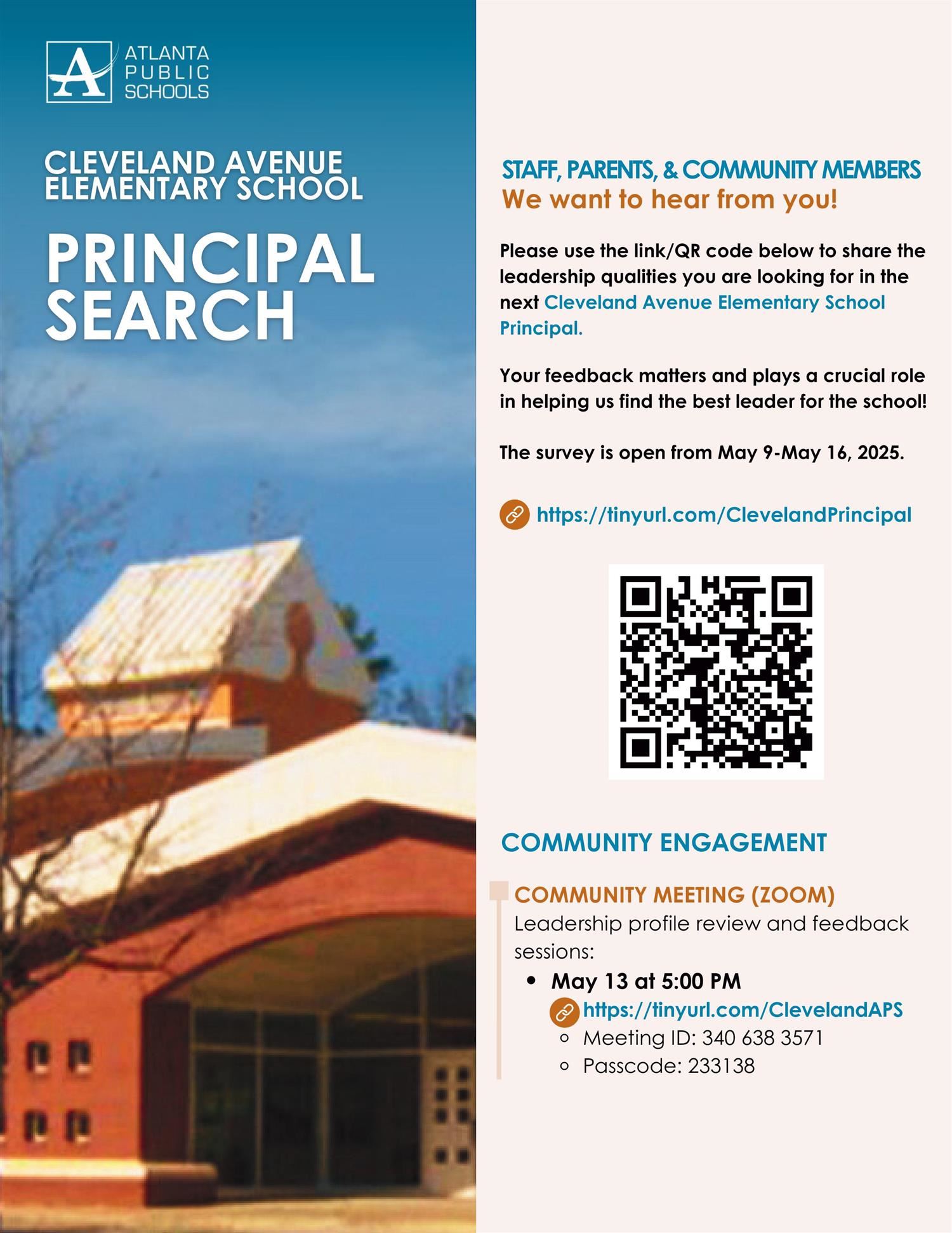  CAE Principal Search 2025-2026