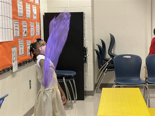 Kindergarten & 1st grade students explore music and movement